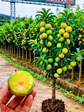蜂糖李子树苗 基地直供的苗,成活率很可观。 对土壤不挑,沙质土、黏性土只要排水好都能长,南北方的气候它都适应。日常不用费太多心,抗病虫害能力不错,定期修修枝、浇浇水,就能等着结果。#三农 #果树苗 #三农种植 #果树苗基地 #蜂糖李子苗