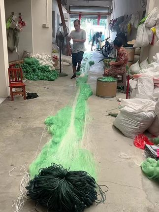 粘网挂网
