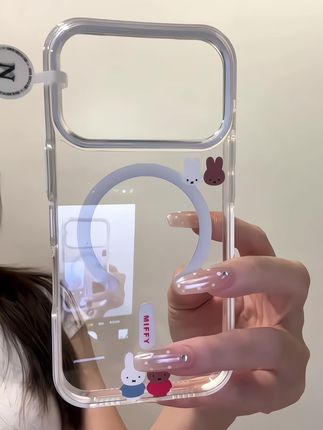 🐰☀️17pro米菲兔手机壳真的给人感觉好透好纯好干净呀 #这个手机壳真的长在我心巴上了 #个性手机壳 #17pro #颜值高 #磁吸手机壳