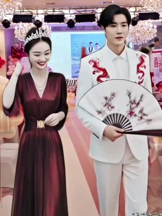高级感轻奢洋气高贵连衣裙,2025春秋新款V领收#视频同款连衣裙#高级感轻奢洋气连衣裙