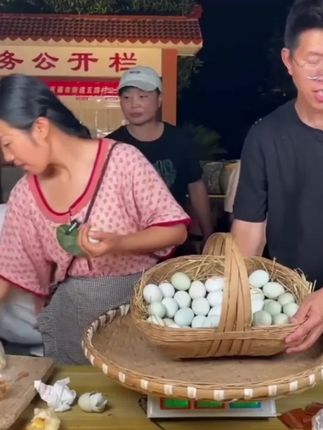 30/50枚装农户散养土鸡蛋绿壳土鸡蛋#优质农产品 #快来一起尝个鲜 #土鸡蛋