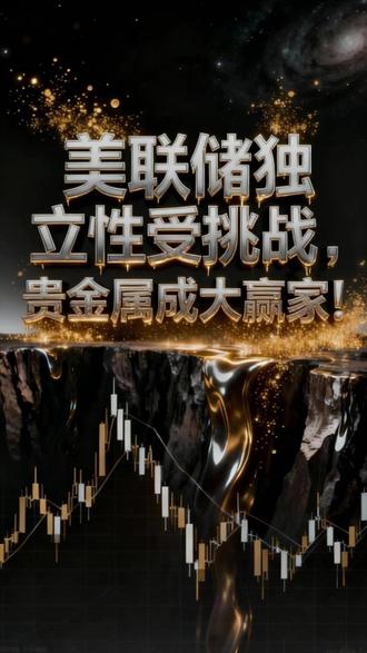 美联储独立性受挑战,贵金属成大赢家! #经济 #硬核深度计划 #财经 #贵金属