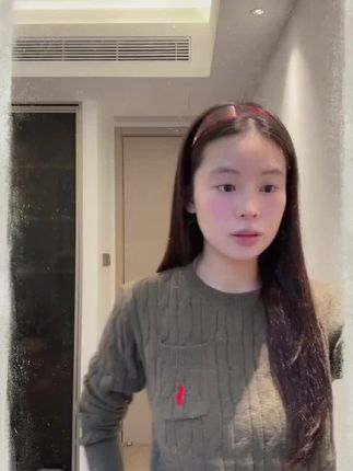 黛丽恋曲 紫色圆领修身针织衫女2025初秋新款长袖毛衣上衣 #毛衣 #针织毛衣 #上衣 #秋季穿搭 #秋季上新