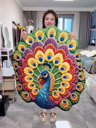 【精选推荐】吉祥孔雀潮流大尺寸门口浴室地毯地垫硅藻泥底垫 #好物推荐🔥 #好物推荐 #好物 #居家好物