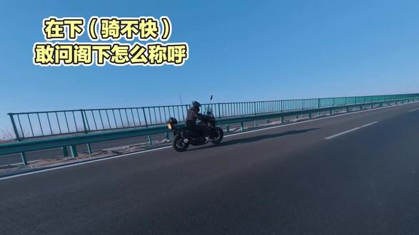 在下骑不快,敢问阁下怎么称呼!#享受自由骑行