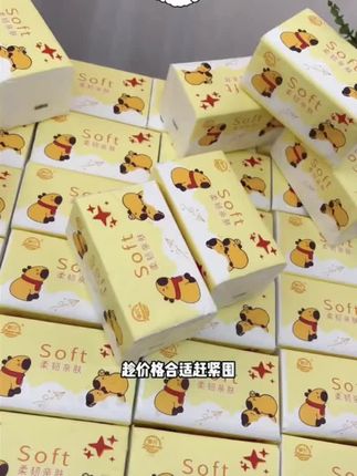 #卡皮巴拉#抽纸#家用抽纸#原生木浆抽纸#大包抽纸@DOU+好生意 @DOU+小助手