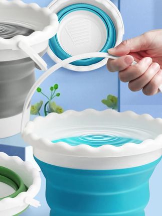 可折叠洗笔桶颜料涮笔筒圆形小水桶美术生专用塑料水桶洗笔筒#好物推荐 #学习用品 #绘画 #洗笔桶 #好物分享