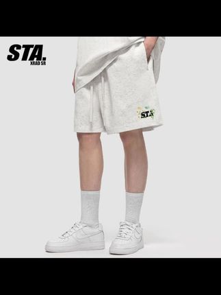 STA.短裤刺绣男款爆款2025新款宽松纯棉美式高级感女潮牌五分裤子#短裤穿搭 #夏季穿搭 @DOU+上热门