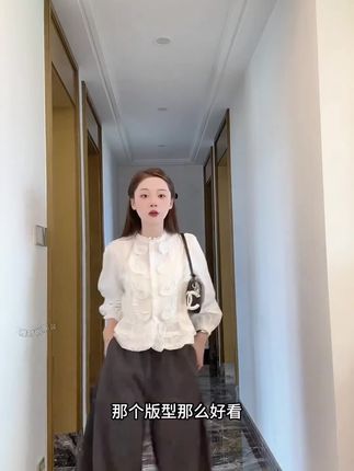 #衬衫 #弯刀裤 #套装 #时尚穿搭 #秋季穿搭