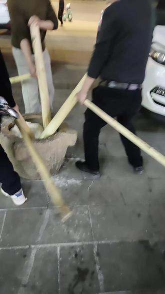 民族风俗 ~客家人的手工打麻糍