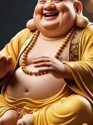 #大肚弥勒佛笑口常开 #远离苦难 #一生平安健康