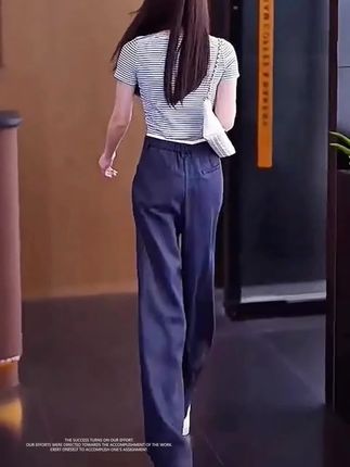 #裤子#直筒裤 #夏季垂感直筒 #夏日穿搭显腿长