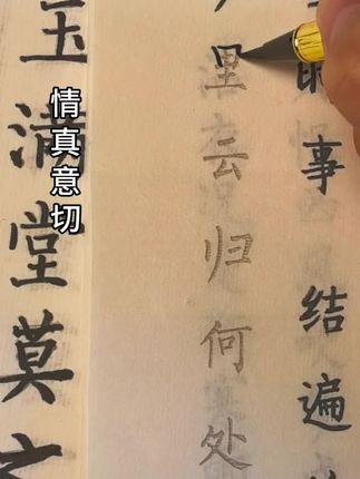 是这支笔让我更爱写字了,让自己的心慢慢静下来#练字 #写字是一种生活 #毛笔字 #练字静心 #毛笔