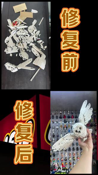 修复乐高1:1猫头鹰#乐高
