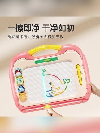 儿童画板家用幼儿磁性写字板宝宝涂鸦磁力画玩具画画板1-3岁幼儿 #带娃神器   #宝宝玩具  #亲子陪伴  #宝妈分享  #画板玩具