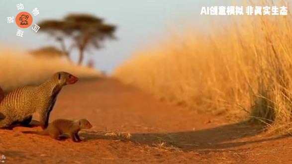 花豹竟被猫鼬摁在地上摩擦!猫鼬全家集结硬刚,结局太舒适了 #动物 #动物世界