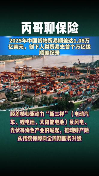 中国创下人类史上最高贸易顺差记录一万亿#世界经济局势 #中国人自豪感