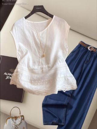 #温柔风穿搭 #新中式穿搭 #夏日清爽开局指南#夏日国风短袖通勤穿搭 #夏季简约风服装测评