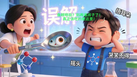 鱼眼明目? #育儿误区 #宝宝辅食 #科学喂养 #DHA补充 #吃鱼攻略 #儿童饮食 #营养密度 #深海鱼 #辟谣 #亲子厨房