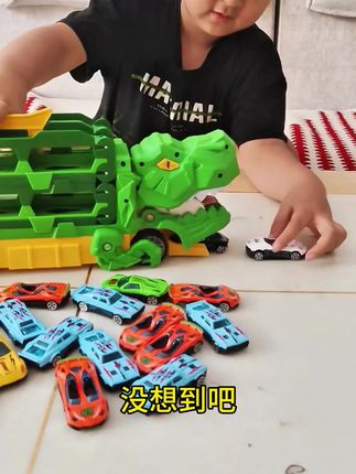 没想到吧,这款恐龙吞食轨道车竟然解决了所有家长的烦恼#儿童玩具 #动手动脑 #亲子玩具 #小朋友玩具
