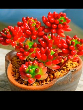 虹之玉锦多肉植物转运珠室内花卉盆栽净化空气红色肉肉新手好养活