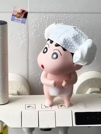 超可爱的洗澡搭子哦!!工作室版本蜡笔小新#蜡笔小新#大人也要玩玩具#摆件#手办#潮玩