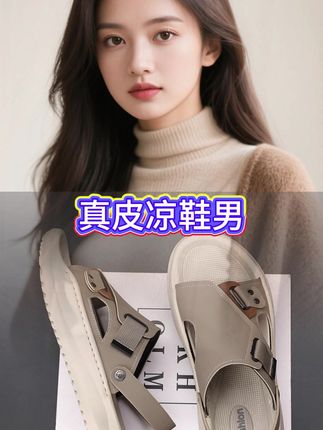 #百搭鞋子 #男士两穿凉鞋