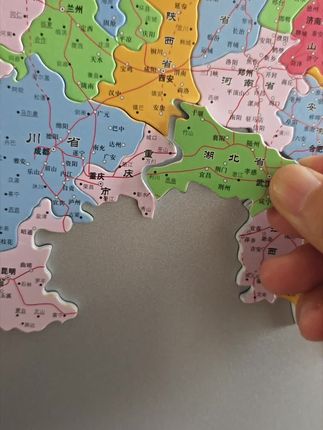 可以贴在冰箱上的中国地图拼图#中国地图#中国地图拼图#中国地图磁力拼图#中国地图推荐#磁力拼图