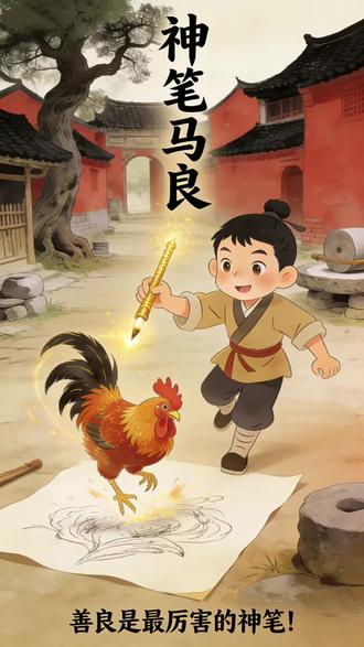 100个小学必学故事之童年经典·神笔马良——善良是最厉害的神笔!
"如果你有神笔,会画什么?"
#成语故事 #寓言故事 #儿童故事 #小故事大道理#亲子教育