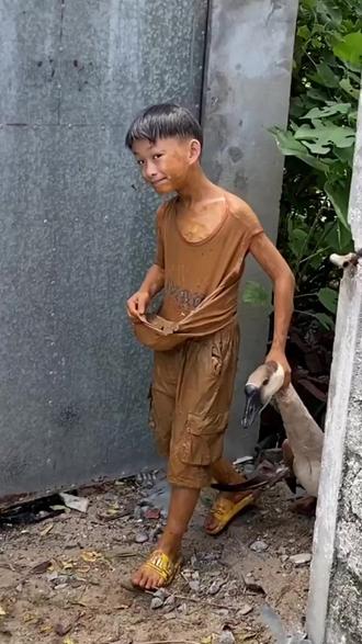 这个小朋友抓大鹅好厉害#抓大鹅 #抖音小游戏