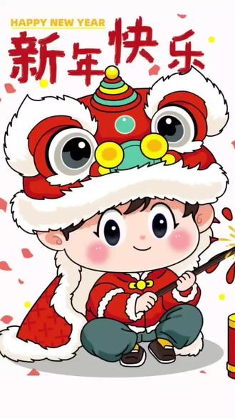 醒狮贺新春 🐲 【用绘画感受醒狮文化的独特魅力】
这幅作品是和孩子们一起完成的春节主题创作,以“醒狮”为核心元素,通过绘画带领孩子们走进传统文化的精彩世界,感受春节的热闹氛围和文化传承的意义!#绘画 #醒狮 #画画画画画