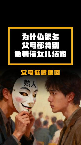 为什么很多父母都特别急着催女儿结婚? 父母催婚原因《与自己和解》#催婚 #原生家庭 #女性独立 #婚恋观 #情感认知