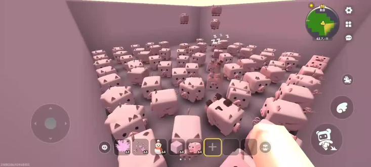 你失约的小猪我自己养了#迷你世界