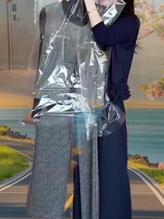 #三件套穿搭 #秋季套装 #时尚套装 #马甲穿搭 #休闲减龄穿搭