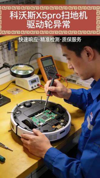 科沃斯X5pro扫地机器人运行困难 进水腐蚀 主板维修#扫地机器人维修 #维修日常记录分享 #维修实例 #科沃斯 #上热门🔥