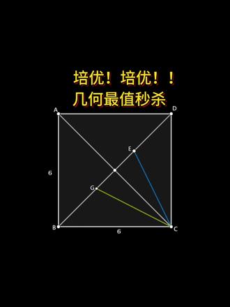 那些年我们不会的数学题!现在学还来得及吗?
#几何最值#中考数学#数学思维#几何动点#几何压轴题