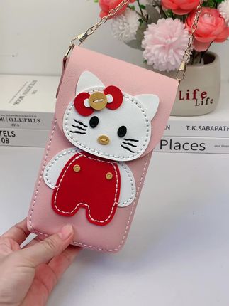 给宝贝做一个KT猫手机包吧#手工 #手工diy #diy手工包包