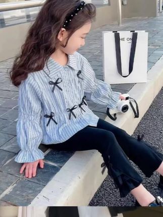 十几块钱给女儿买了条黑色打底裤,上身妥妥甜美风小公主,太韩范了,舒服又百搭#女童打底裤 #小黑裤 #女童裤子 #打底裤 #显高显瘦显腿长