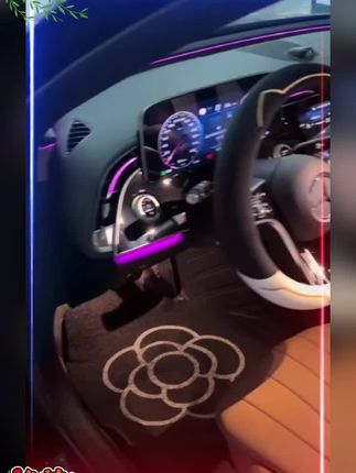 新款方向盘套短毛绒秋冬季保暖轻薄防滑男女卡通可爱汽车方向盘套#毛绒方向盘套