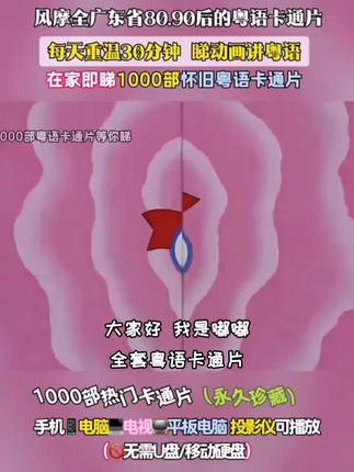 全套粤语卡通片 粤语动画片 80后90后怀旧高清儿童早教全集包更新