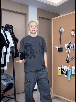 #夏季穿搭 #休闲百搭#短袖t恤  #男生穿搭 #上热门