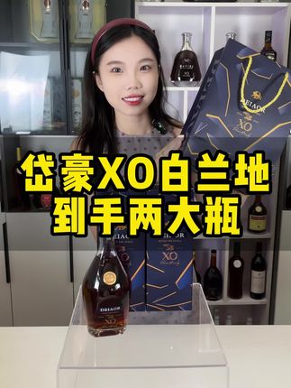春节元宵七夕中秋国庆送礼就送法国 岱豪环球XO白兰地 40度 700ml*2瓶,#徐艺洋BubbleGum好丝滑 #七夕当然要穿琥珀流光风啦 #迪丽热巴红毯女王仿妆 #檀健次超帅气版琥珀流光 #肖战和鲜花的适配度