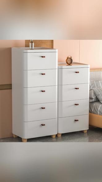 多层抽屉式收纳柜,大容量的颜值很高放那里都好看,多层容量可选,免安装的很方便 #收纳柜 #床头柜 #收纳整理