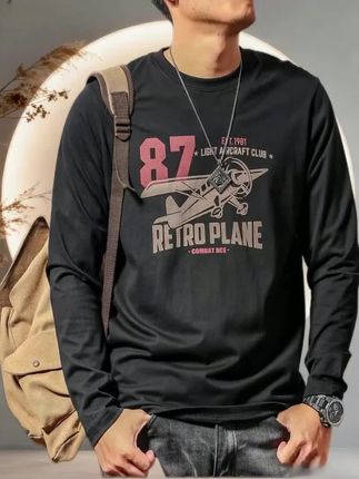 男士秋季薄款印花长袖T恤 @抖加🔥上热门🔥dou+🔥热点宝 #抖音推广 #上热门抖音小助手 #上热搜 #上热门破1000万粉丝 #美式复古男装推荐