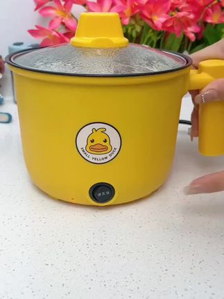 #电煮锅 #多功能电煮锅 #小黄鸭电煮锅