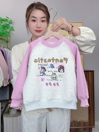 #高品质童装 #生女儿就要这样穿 #女童卫衣 #女童加绒卫衣 #女童秋冬穿搭