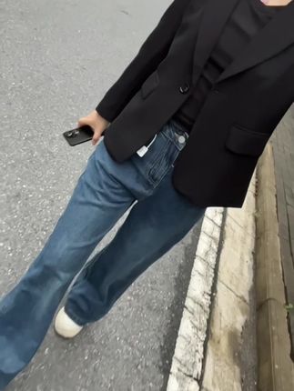 小个子定制版西装,衣长57公分,身高140穿到163 #秋款穿搭 #小西装 #小个子穿搭