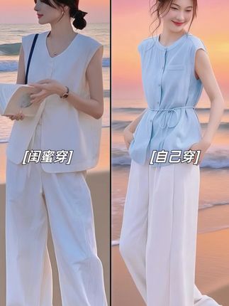 清冷感气质套装 #夏季干净风穿搭#用带走了我的天真打开御姐穿搭#今日人设是都市丽人#一击即中的夏日穿搭#盛夏穿搭扫货季