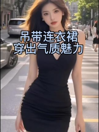 气质感拉满的吊带裙,谁能拒绝?冲! #夏季穿搭 #夏季穿搭清凉一夏 #显瘦穿搭 #夏天怎么穿 #高级感穿搭