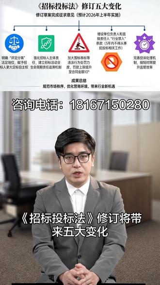 《招标投标法》修订将带来五大变化,行业迎来新机遇 。 #标书 #标书代写